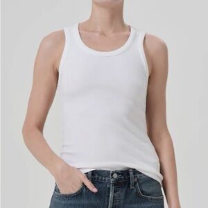 Agolde poppy scoop neck tank